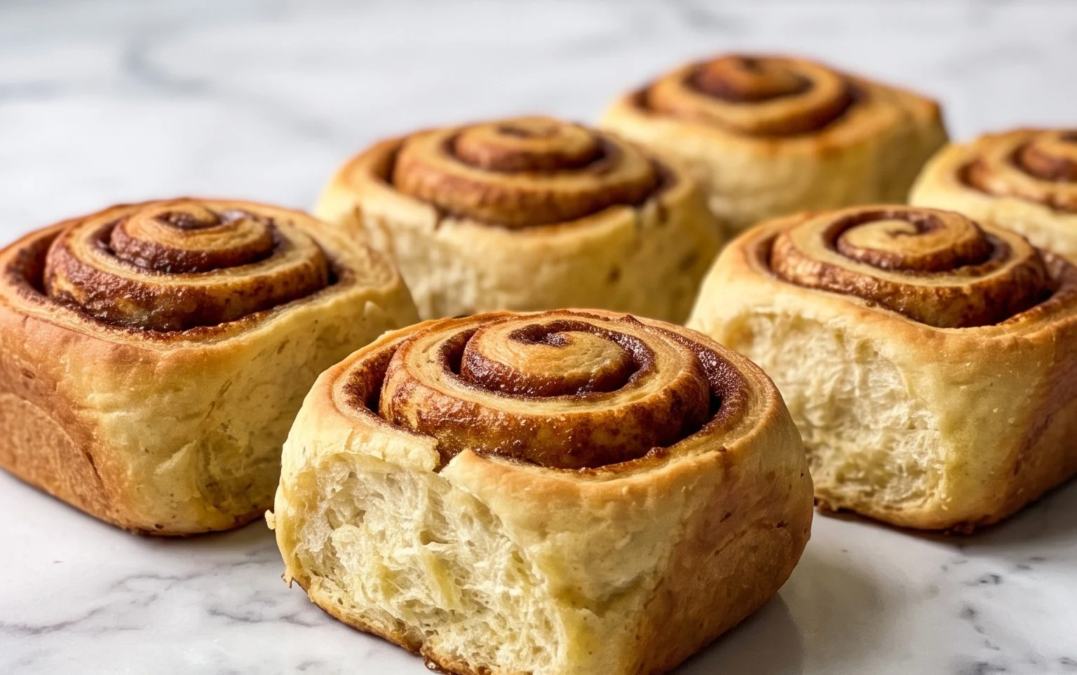 Recette brioches à la cannelle express en 1h